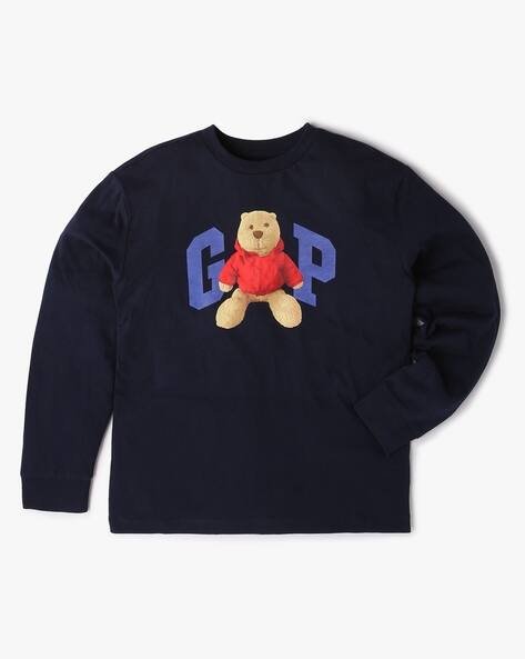 Gap Kids Boys Printed Relaxed Fit Round-Neck T-Shirt
