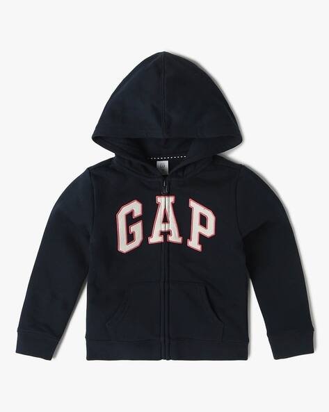 Gap Kids Girls Brand Applique Zip-Front Hoodie