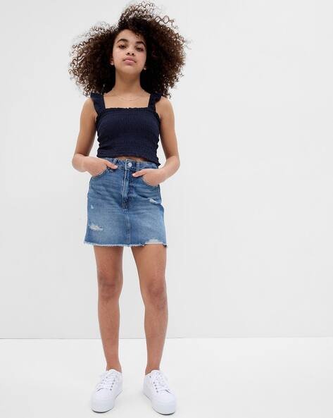 Gap Kids Smocked Square-Neck Top