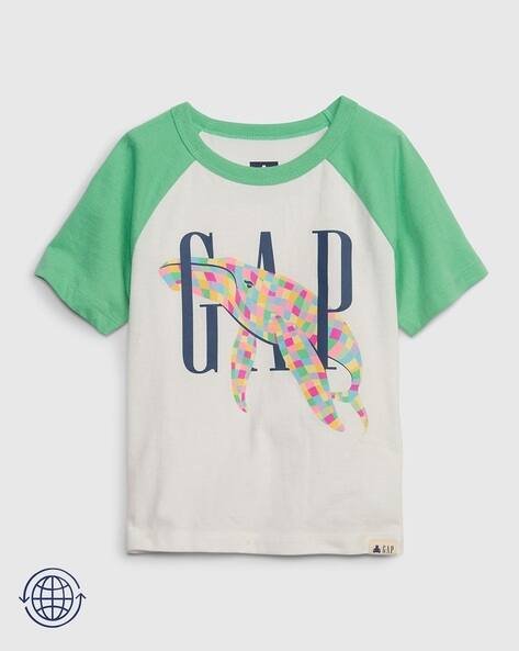 Gap Kids Colorblock Raglan Sleeve Logo T-Shirt
