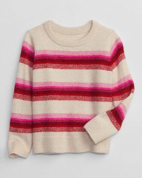 Gap Kids Striped Sweater with Ribbed Hem