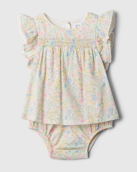 Gap Kids Girls Floral Print Cotton Onesies