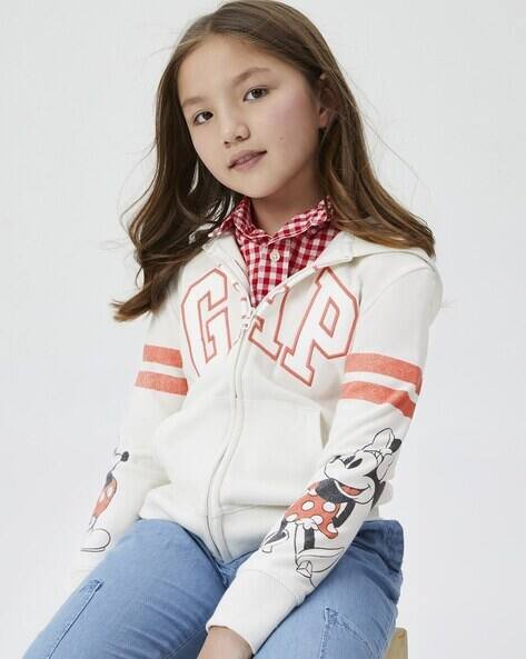 Gap Kids Brand Print Relaxed Fit Hoodie