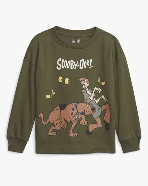 Gap Kids Boys Scooby Doo Print Relaxed Fit Round-Neck T-Shirt