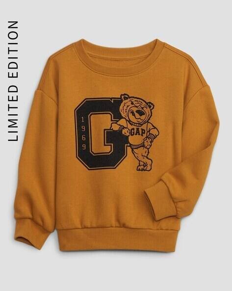 Gap Kids Boys Brand Print Relaxed Fit Sweatshirt