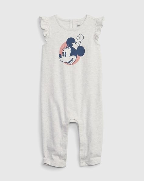 Gap Kids Minnie Mouse Print Ruffled Romper