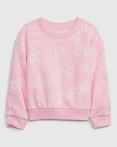 Gap Kids Barbie All-Over Print Crew-Neck Sweatshirt