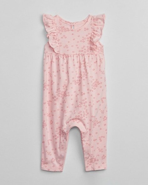 Gap Kids Floral Print Ruffled Romper