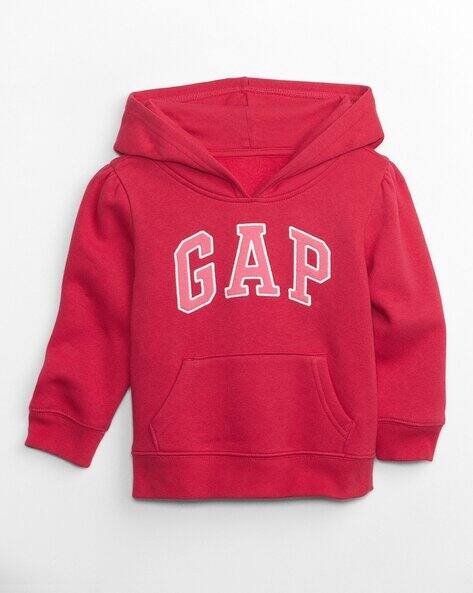 Gap Kids Girls Logo Applique Relaxed Fit Hoodie