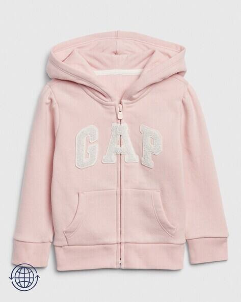 Gap Kids Logo Embroidered Hoodie with Kangaroo Pocket