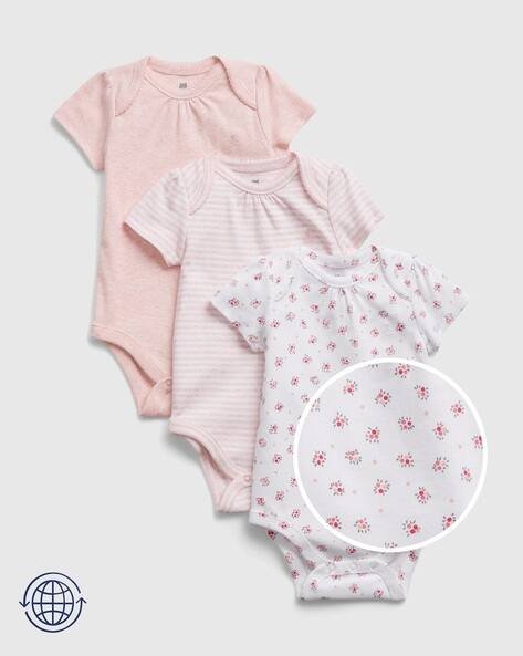 Gap Kids Pack of 3 Round-Neck Bodysuits