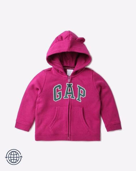Gap Kids Brand Print Zip-Front Hoodie