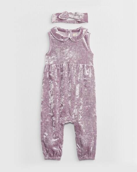 Gap Kids Girls Sequin Sleeveless Romper with Hairband