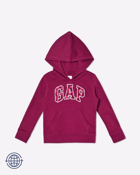 Gap Kids Logo Applique Hoodie with Kangaroo Pocket