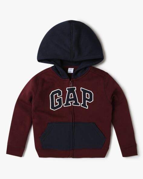 Gap Kids Boys Brand Print Relaxed Fit Hoodie