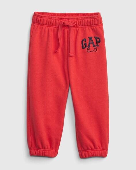 Gap Kids Brand Embroidered Cotton Joggers