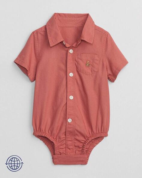 Gap Kids Button-Front Cotton Bodysuit