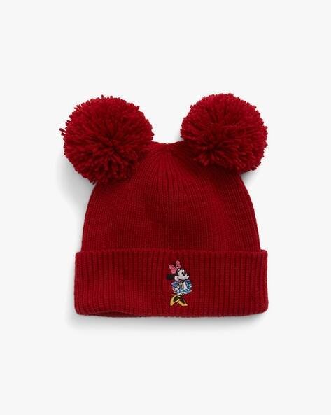 Gap Kids Girls Minnie Mouse Embroidered Beanie