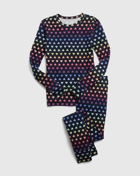 Gap Kids Heart Print Organic Cotton T-Shirt & Pants Set