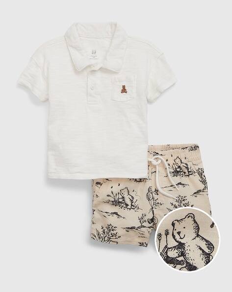 Gap Kids Linen Slim Fit T-Shirt and Short Set
