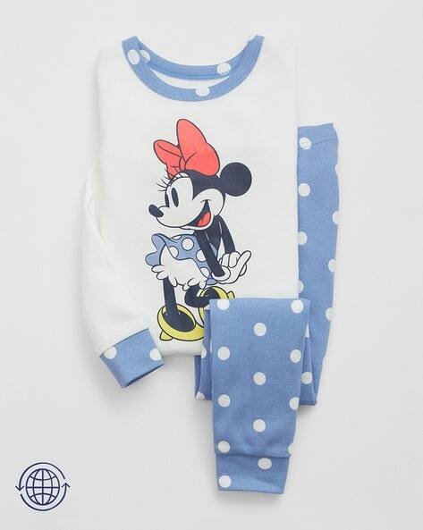 Gap Kids Minnie Mouse Print Crew-Neck T-Shirt & Joggers