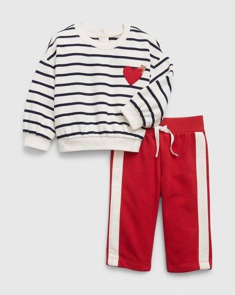 Gap Kids Girls Printed Relaxed Fit Top & Pants Set