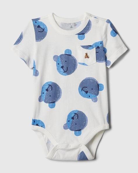 Gap Kids Brannan Bear Motif Cotton Bodysuit