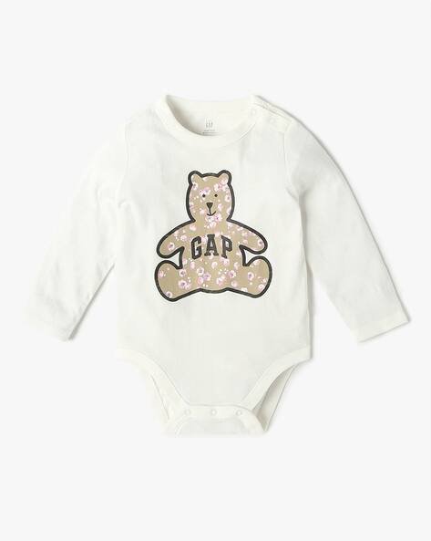 Gap Kids Brannan Bear Print Round-Neck Bodysuit