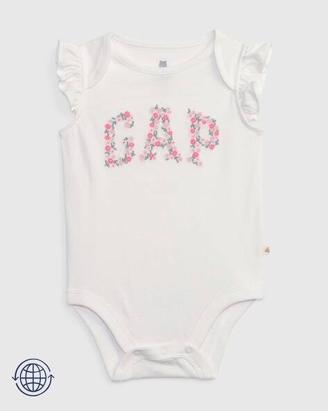 Gap Kids Embroidered Logo Bodysuit
