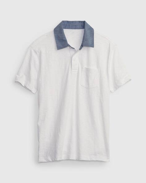 Gap Kids Pique Polo T-Shirt with Patch Pocket