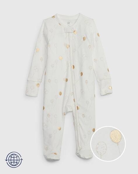Gap Kids Printed Crew-Neck Organic Cotton One-Piece