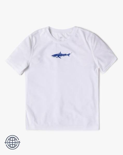 Gap Kids Short Sleeve With Shark Graphic Swimwear