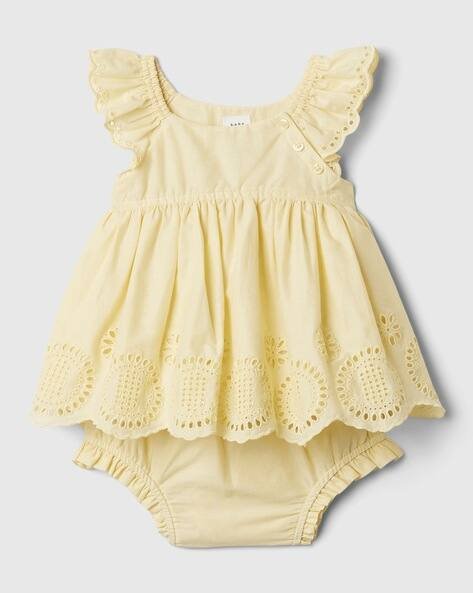 Gap Kids Schiffli Embroidered Dress with Bloomers