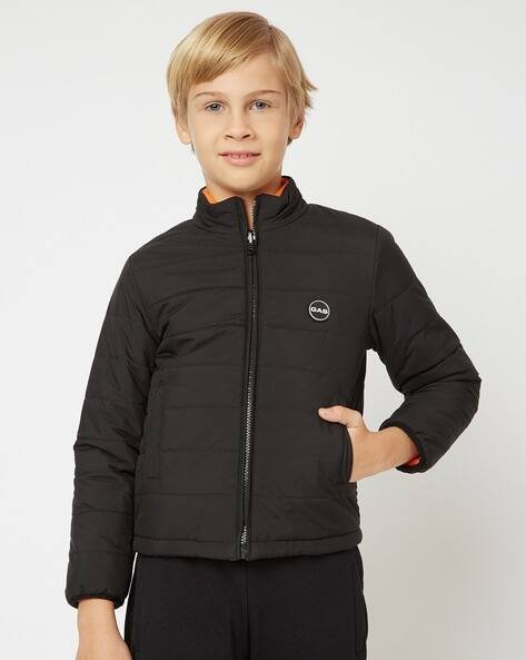 GAS Nash Quilted Mock-Neck Jacket