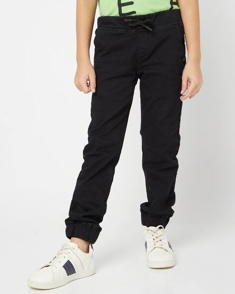 GAS Slim Fit Jeans with Drawstring Waist
