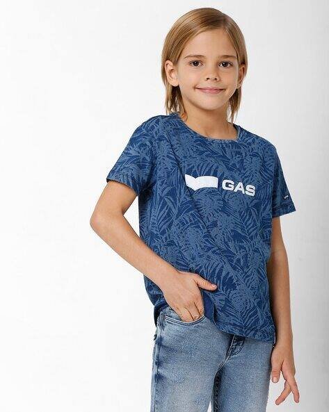 GAS Scuba Jungle Print Crew-Neck T-Shirt
