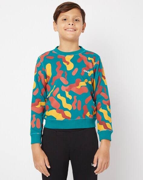 GAS Devin Printed Crew-Neck Sweatshirt
