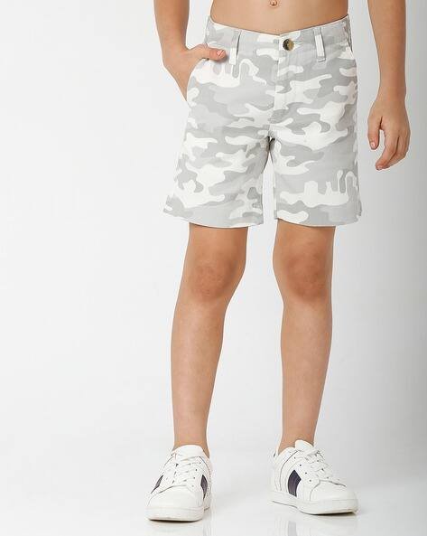 GAS Camouflage Print Shorts with Insert Pockets