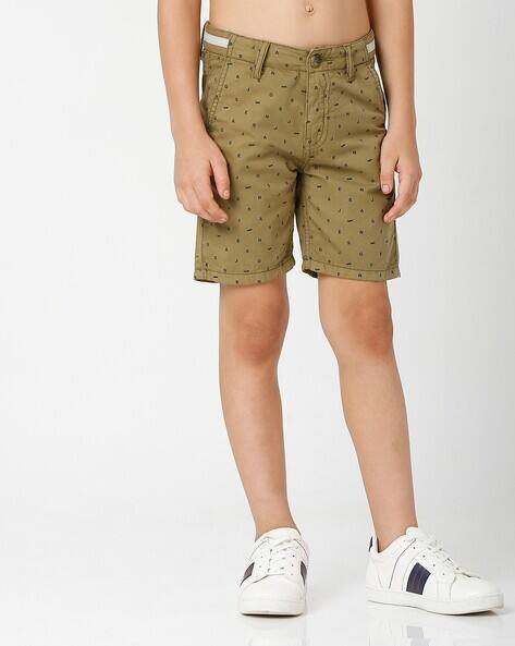 GAS Micro Print Shorts with Insert Pockets