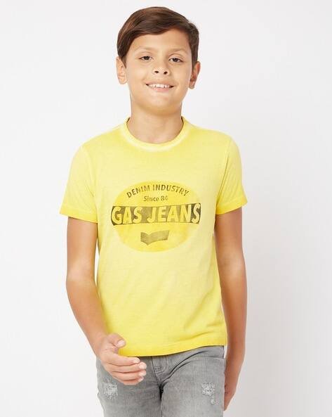 GAS Scuba Logo Spray IN Slim Fit Round-Neck T-Shirt