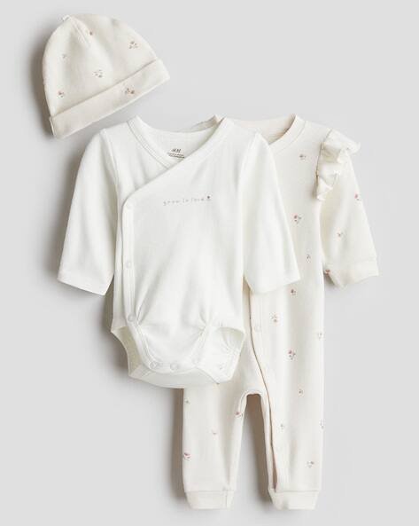 H&M Micro-Print Rompers Set