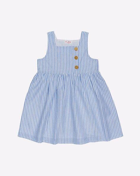 H by Hamleys Striped Sleeveless A-line Dress
