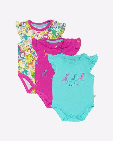 H by Hamleys Pack of 3 Bodysuits