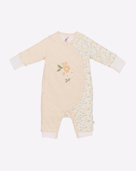 H by Hamleys Floral Print Round-Neck Rompers