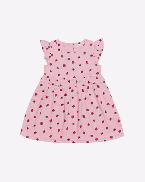 H by Hamleys Printed Round-Neck A-line Dress