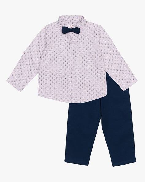 H by Hamleys Printed Shirt with Trousers & Bow