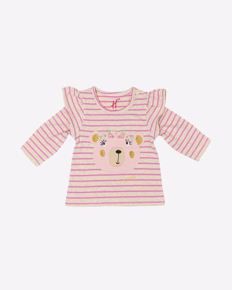 H by Hamleys Striped Round-Neck T-shirt
