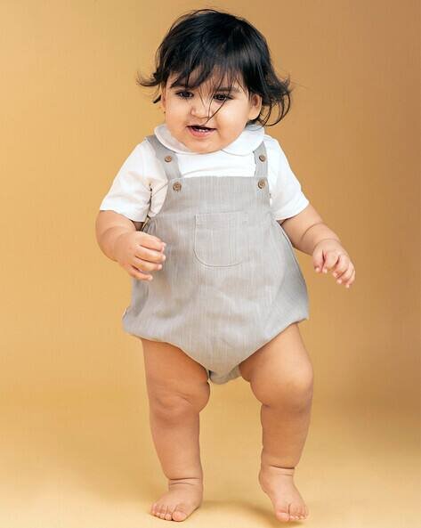 Haus & Kinder Dungaree Sets with Patch Pockets