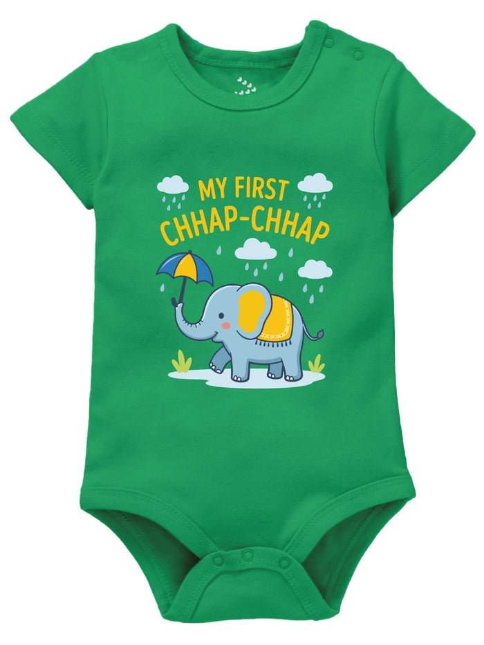 My First Chhap Chhap Monsoon Baby Onesie