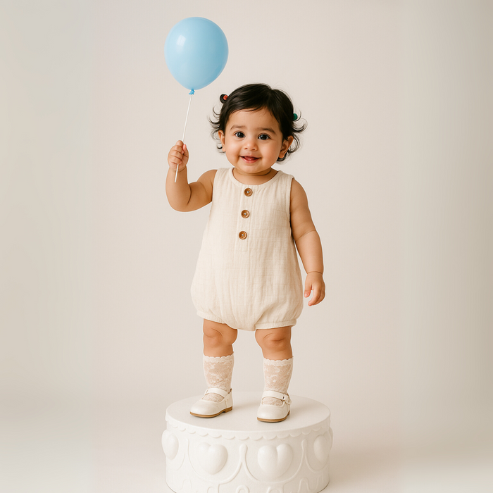 Organic Cotton Baby Onesie, Pack of 1 - Moms Home Baby Romper